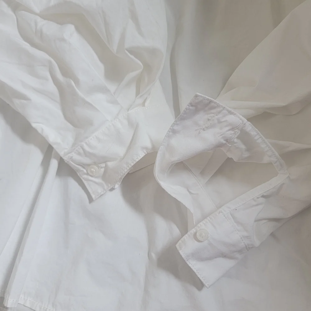 Oversized Long Sleeve Blouse With Puffy Sleeves (Banana Republic) - Picture 4 of 6